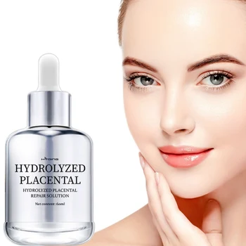 

Placenta Face Serum Moisturizing Whitening Anti Aging Anti Winkle Repair Stock Solution Shrink Pore Smooth Fine Lines Skin Care