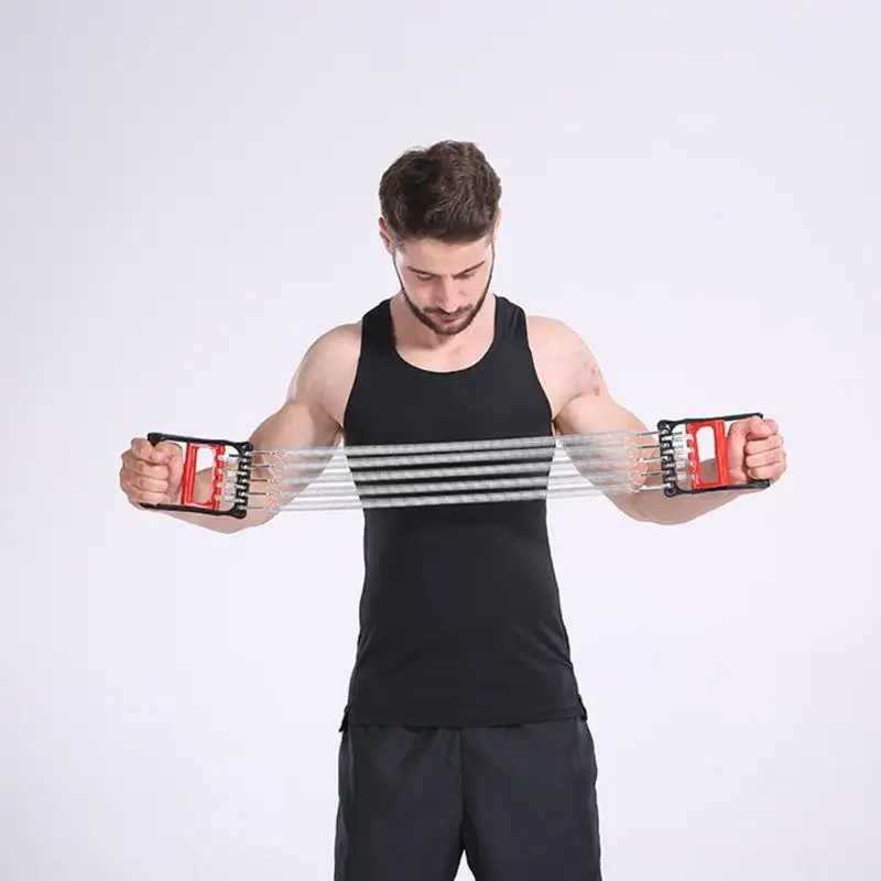 Многофункциональный весенний тренажер для груди, и высококачественный расширитель, легкий и тонкий фитнес-тренажер для растяжения мышц