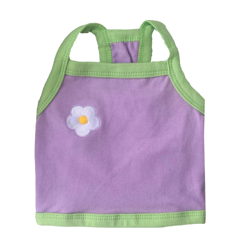 Короткий стильный жилет для собак летняя одежда домашних животных Одежда кошек