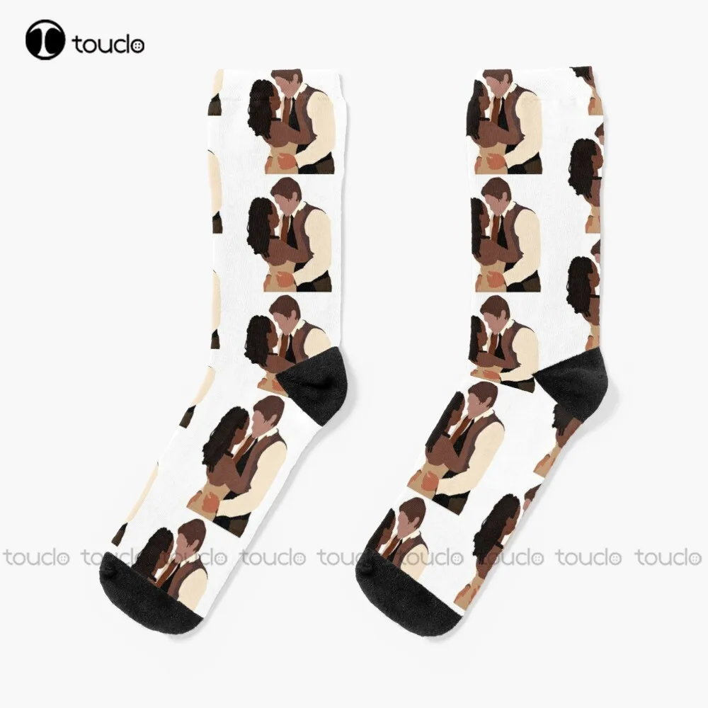 

Kevin And Veronica Kevin Veronica Wedding Season 1 Shameless Socks White Socks Women Personalized Custom 360° Digital Print