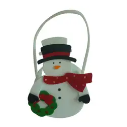 Рождественская искусственная кора креативная мультяшная Сумка-тоут детская Подарочная сумка медведь яблоко сумка Снеговик портативный