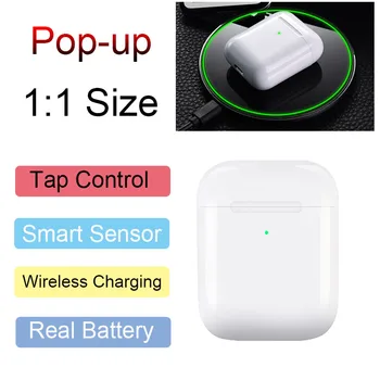 

i9000 tws 1:1 Original Bluetooth Earphones 1536 Chip Wireless Headphone Mini Earbuds Smart Sensor Headset PK I20000 I10 I12 i500