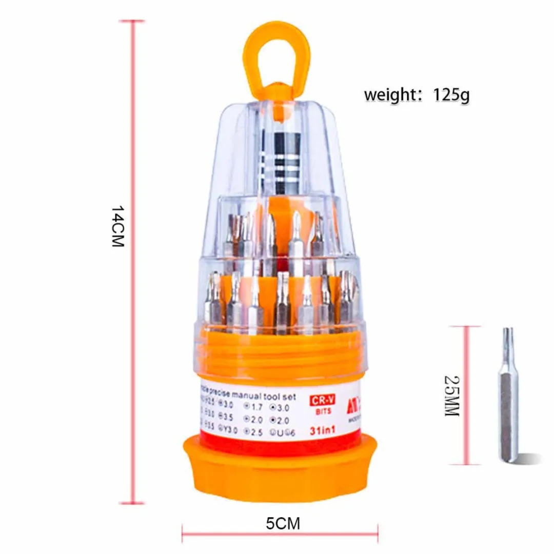 31 In 1 Precision Magnetic Mini Screwdriver Set Watch Repair Kit Tools High Quality Multifunction Watch Repair Accessories