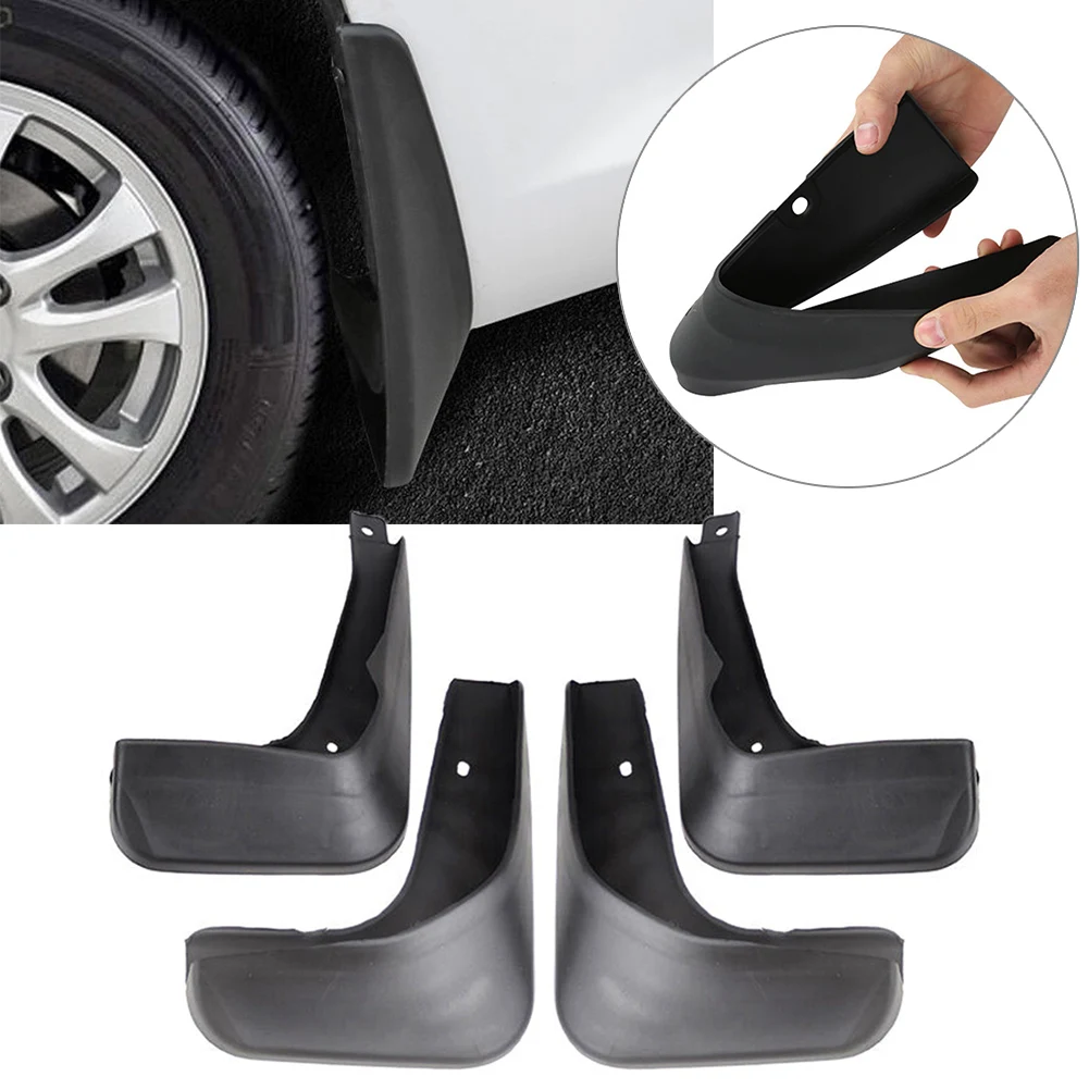 4 Stück Auto Vorne Hinten Schmutz Fänger Spritz Schutz Schmutz Fänger Für Volkswagen Vw Polo Mk5 6R Fließheck