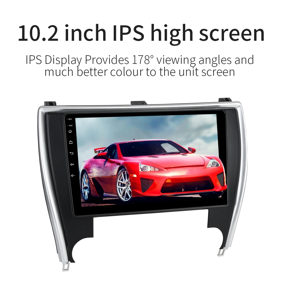 Top Dasaita Android 9.0 Car Multimedia Stereo for Toyota Camry US Version 2015 2016 2017 with 10.2" IPS Multi Screen Radio GPS MP3 2