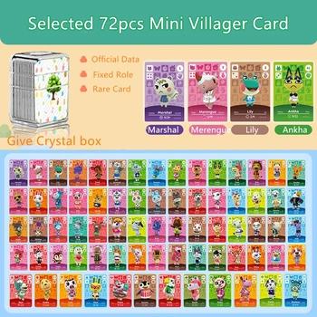 

Hot 72pcs Animal Crossing NFC Villagers New Horizons Game Cards Ntag215 Tags For Amiibo Card NS Switch WiiU Free Shipping