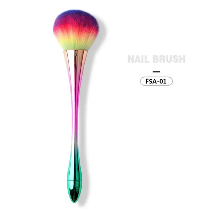 Nail Cleaning Brush Remove Dust Powder Nail Art Manicure Pedicure Soft Clean Brushes for Nail Care Nails DIY Tools TSLM2