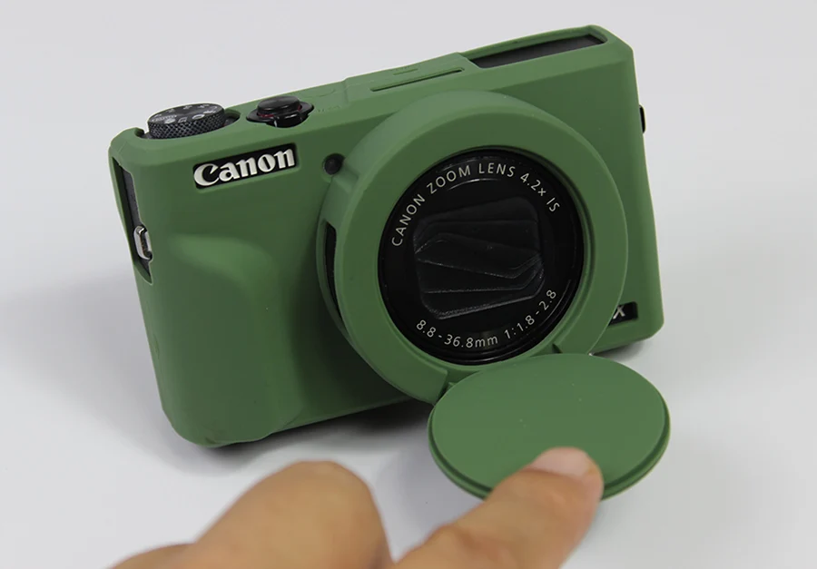 Мягкий силиконовый чехол для камеры Canon G7X Mark III G7XM3 G7X3 G7XII G7XM2 G7X2 резиновый защитный чехол