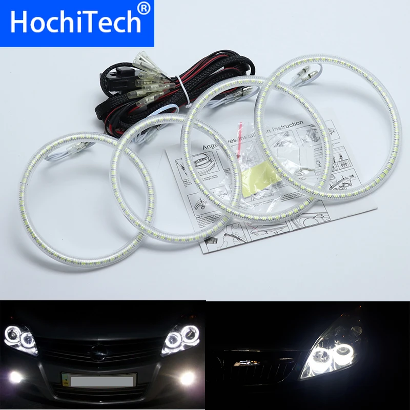 

for Opel Astra H NON projector 2007-2010 Ultra bright SMD white LED angel eyes 2600LM 12V halo ring kit day light