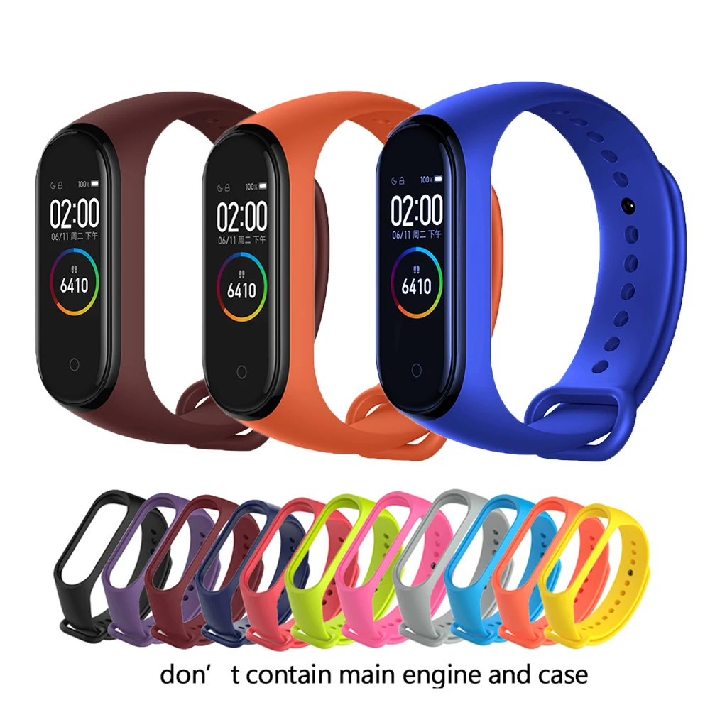 Mi Band 4 3 ремешок на запястье для Xiaomi mi Браслет Силиконовый band NFC Карлос Корреа