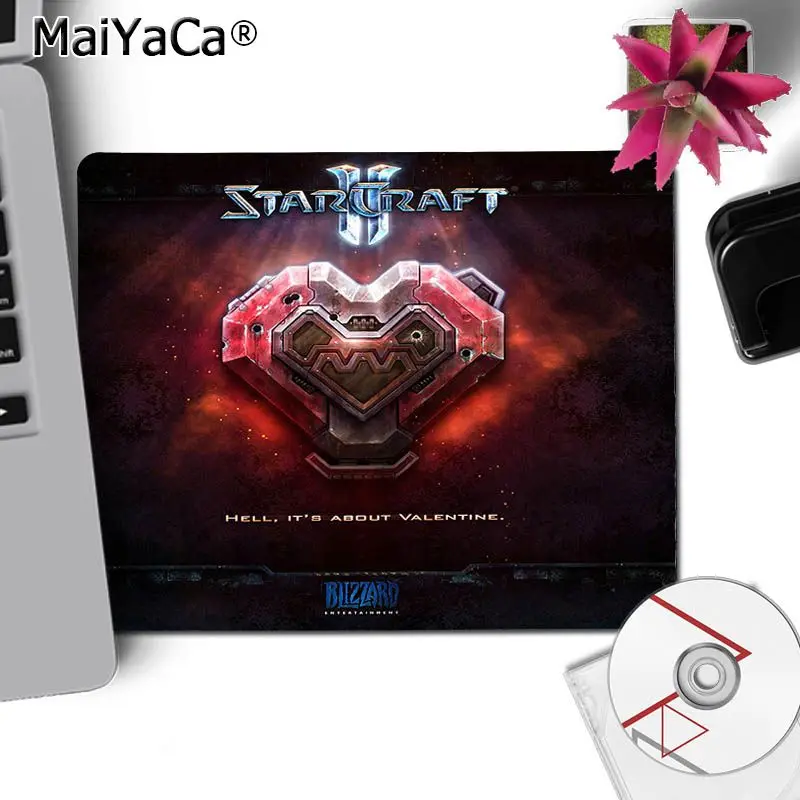 No LockEdge 20x25cm MaiYaCa Starcraft 2 Cat Печать Высокая скорость резиновый коврик для компьютерной мыши мышь прочный коврик для мыши на стол - Цвет: No LockEdge 20x25cm
