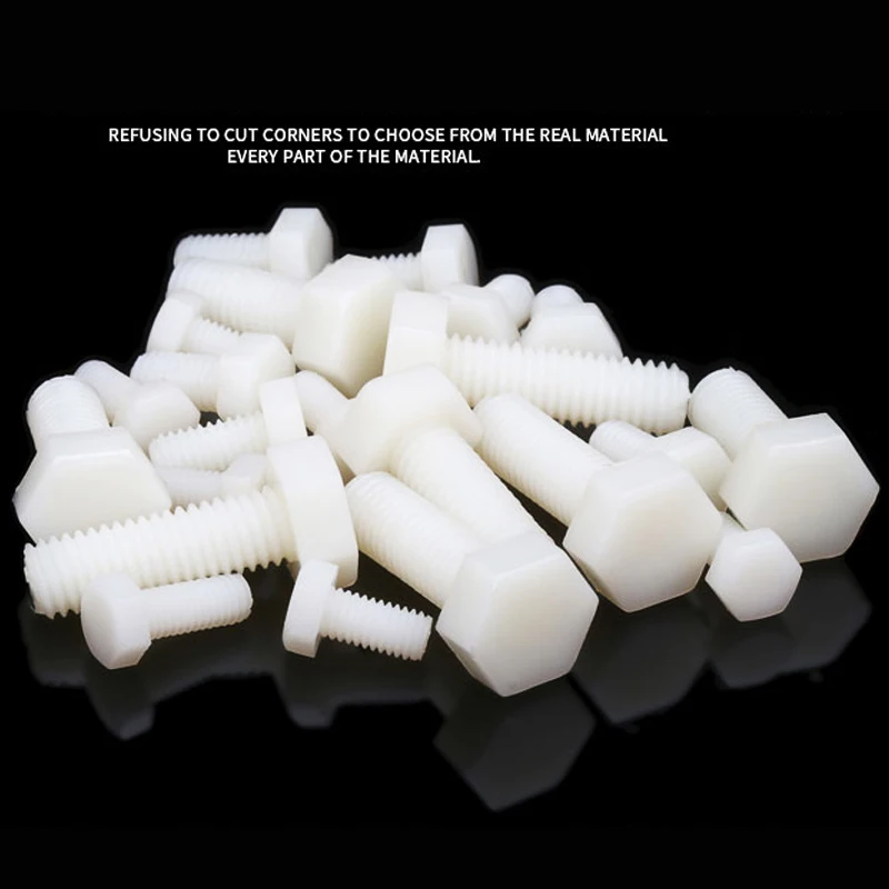 20 Viti Di Plastica A Testa Bombata In Nylon, M3, M4, M5, M6, 10 - Foto 6