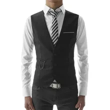 Долгосрочный запас,, мужской костюм, жилет, Повседневный, корейский стиль, Приталенный жилет, Мужская рабочая одежда, настраиваемая