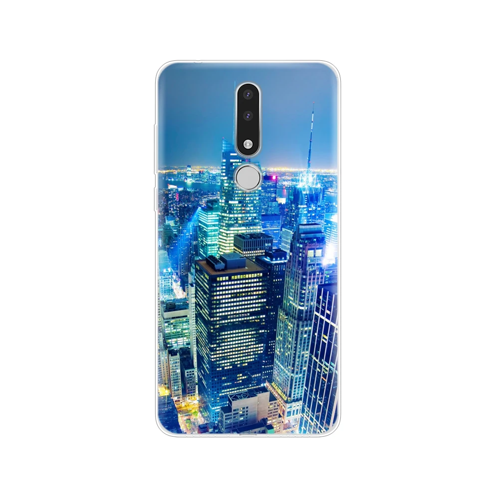 61947 Для Nokia 3,1 Plus чехол бампер окрашенный силиконовый мягкий ТПУ задняя крышка Nokia3.1 для Nokia 3,1 Plus чехол для телефона защитный ковер - Цвет: 61947
