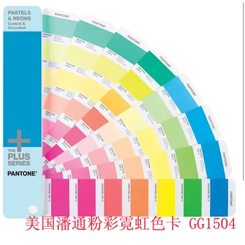 

GG1504 New 2016 version American Pantone Premium Plus Series Pastels Neons Color Card