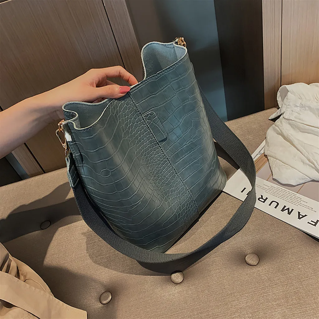 OCARDIAN handbag Fashion Stone Pattern Tote Bags For Women Handbags Women Bags Designer Hasp Shoulder Bag Handbags Sac O10