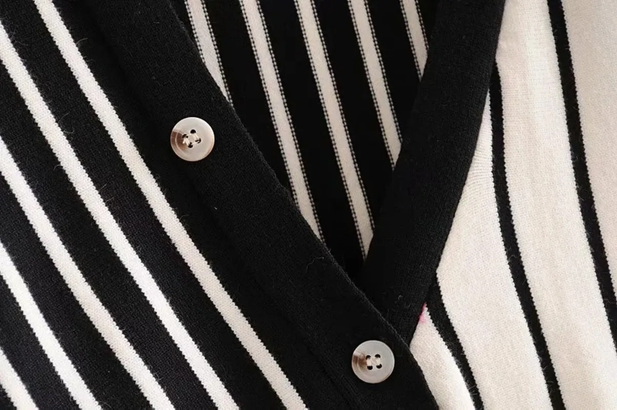 Aw2019 женский лоскутный полосатый свитер женский корейский свитер женская зимняя одежда свитер с открытыми плечами