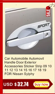 Авто хромированная автоматическая коробка передач для интерьера, модные молдинги, защита для отделки, модификация автомобиля 16 17 18 19 для Nissan Sylphy
