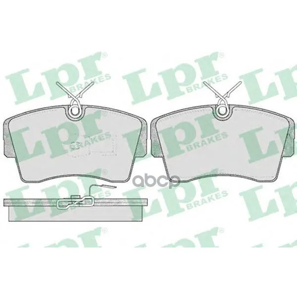Колодки Тормозные Opel Omega 3.0/Senator 2.2-3.0-93 Передние Lpr 05p407 Lpr арт. 05P407