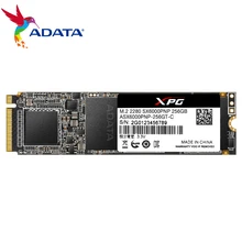 ADATA XPG SX6000PNP PCIe 256GB 512 Гб PCIe Gen3x2 M.2 2280 NVMe до 2100/1500 МБ/с. 256GB 512 GB твердотельный накопитель противоударный