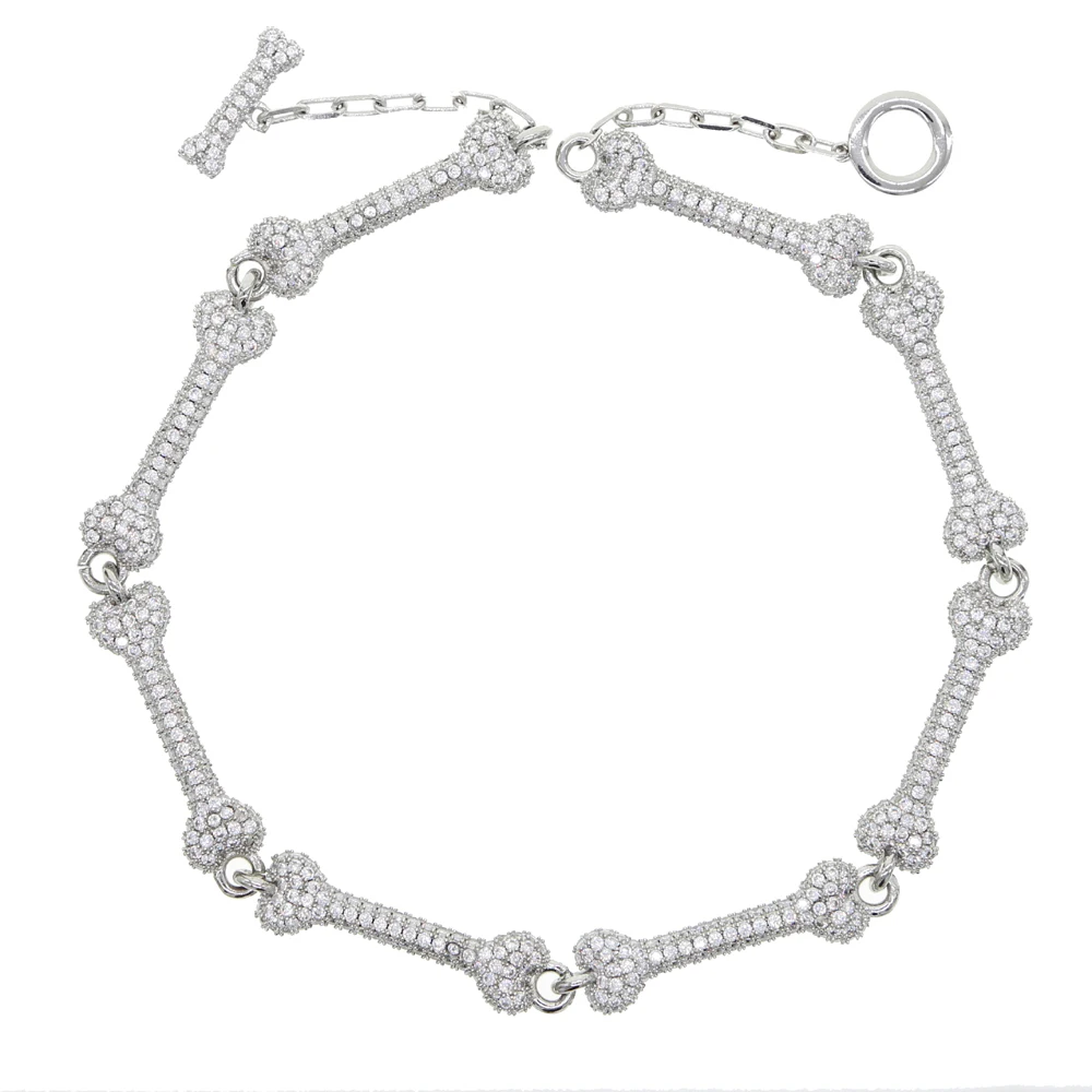 2021 hip hop new choker necklace NEW bone Pendant Necklace Women Necklaces Gothic Punk Necklace Jewelry Cute Choker Pendant - Image 2