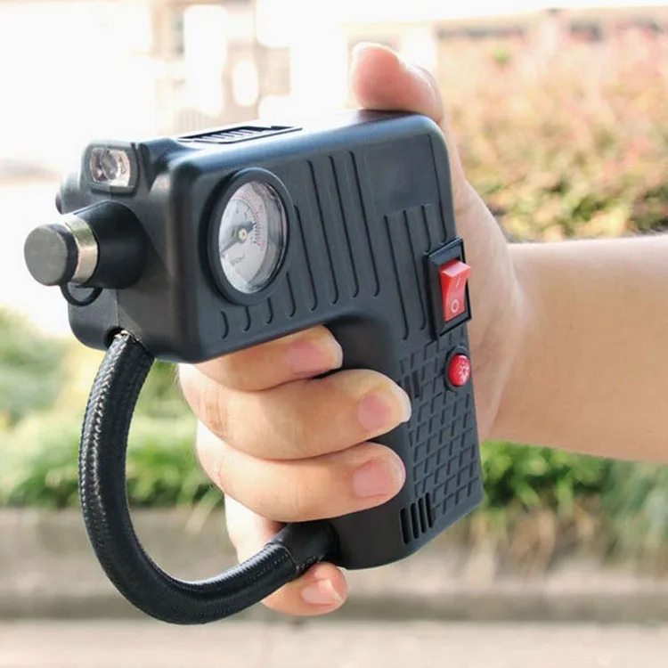 Portable Air Compressor Electric Pump 12V Car Tyre Inflator Multifunction Auto Car Bike Tire Inflator Pump For Auto Emergency