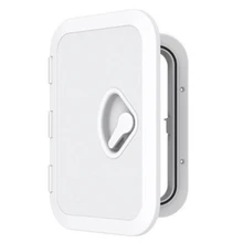 New270 x 375 мм пластиковые Антивозрастные ультрафиолетовые белые палубные морские люки, люки для лодок, люки для осмотра яхты, Крышка RV