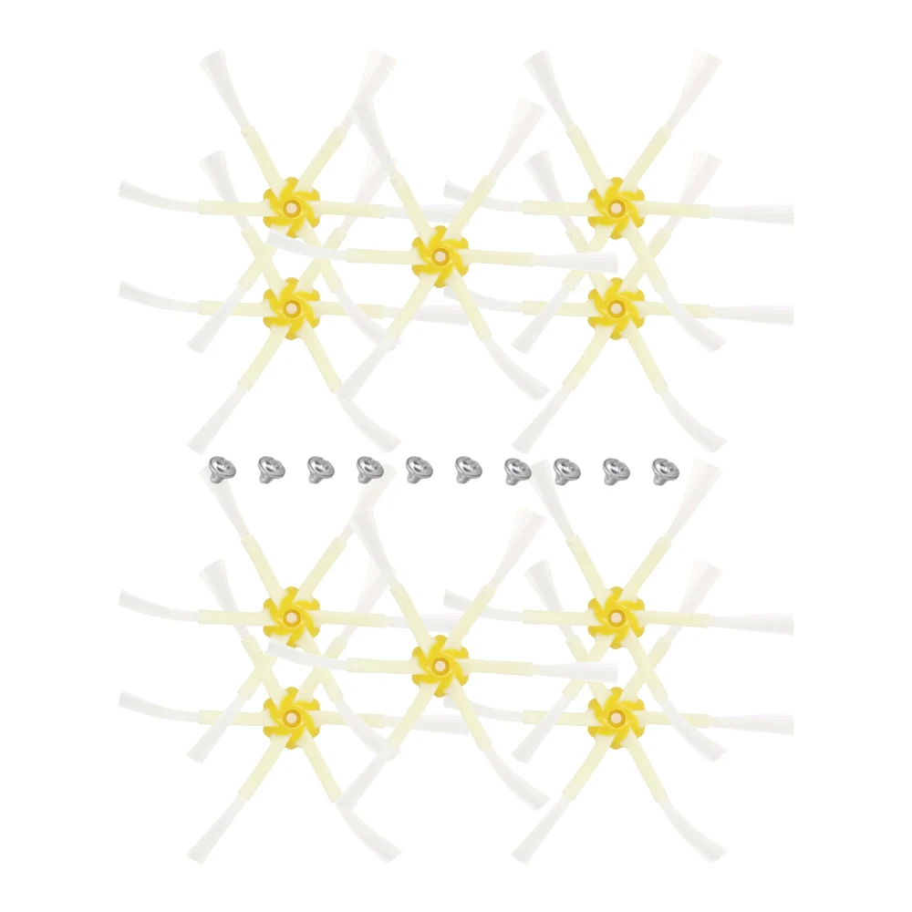 

10pcs Side Brush+10pcs screws for iRobot Roomba 500 600 700 Series 550 560 630 650 760 770 780 Vacuum Cleaner Accessories Parts