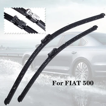 

Wiper blades For FIAT 500 from 2007 2008 2009 2010 2011 2012 2013 2014 2015 2016 2017 Clean car windshield