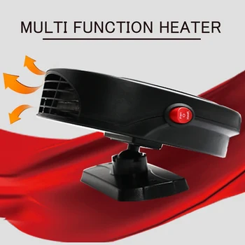 

Car Interior Heater Winter Warm Heating Dryer Portable Fan Windscreen Defroster Demister Auto Electric Heater 500W 12V/24V