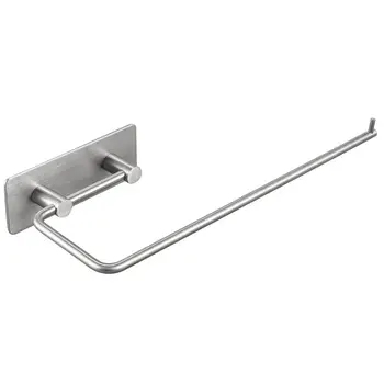

Stainless Steel Wall Mount Horizontal Paper Towel Holder Kitchen Paper Towel Rack Dispenser Rack For Tissue Roll For Home Bar