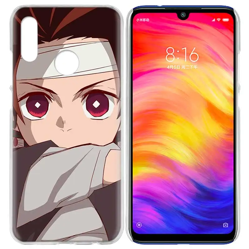 Чехол для Xiaomi Redmi Note 7 7A фотоаппаратов моментальной печати 7S 6 6A 5 Y3 K20 mi 8 до 9 лет CC9 CC9E A1 A2 A3 играть F1 Lite Pro Plus демон убийца Kimetsu Y