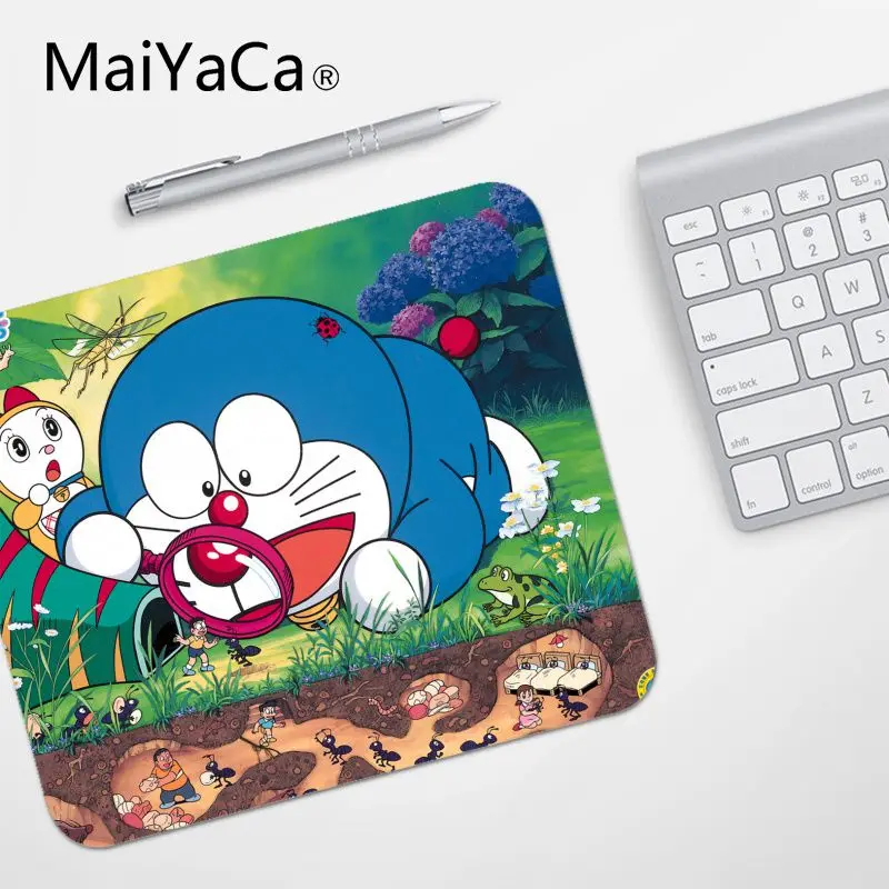 No Lock Edge25x29cm MaiYaCa высокое качество Doraemon противоскользящие прочные силиконовые компьютерные коврики Лидер продаж подставка под руку мышь - Цвет: No Lock Edge25x29cm