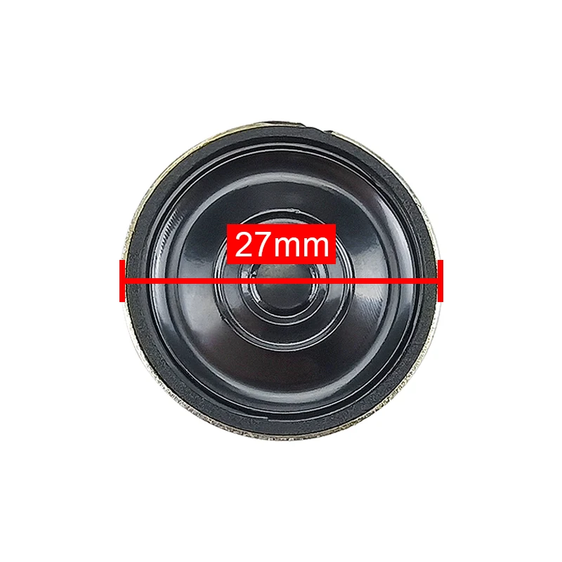 27mm Speaker 8 Ohm 0.5W Small Loudspeaker Driver For Toy Voice-Broadcast Story-Machine Audio Sound Unit 2PCS