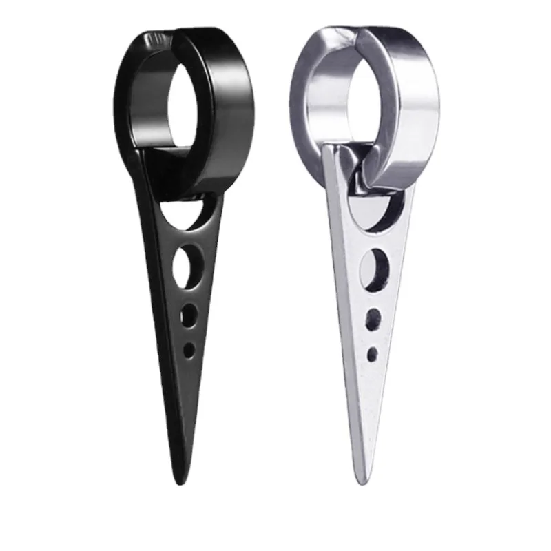 New Fashion Gothic Hollow Triangle Ear Clip Men's Wild Punk Creative Hip-hop Bone Ladies | Украшения и аксессуары