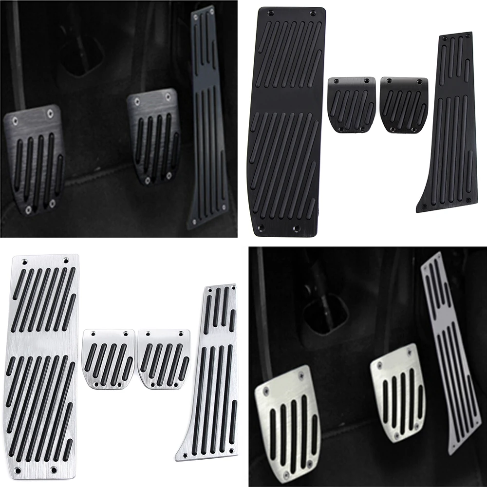 Gas Fuel Brake Footrest Pedal Pad For BMW E30 etc