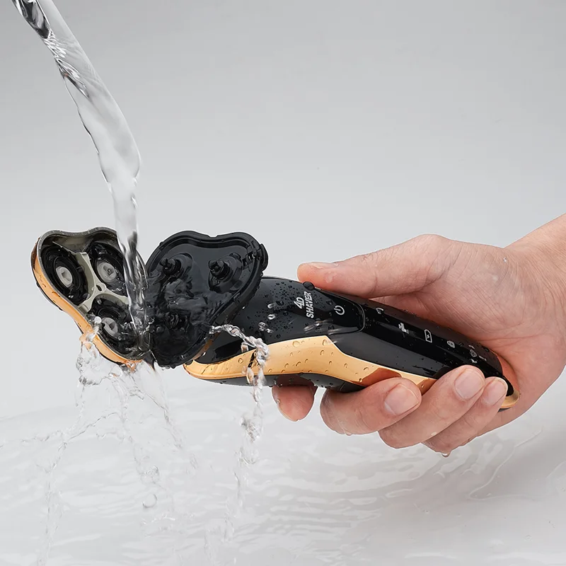 Electric Shavers Men Rechargeable Men Electric Razor USB 3Blades Portable Water Proof Shaving Machine ZOZEN Shavers Electric Shaver