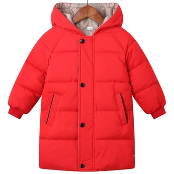 

Boys Jackets For Girls Winter Coats Children Thick Long Coat Kids Warm Outerwear Hooded Coat Christmas Snowsuit Overcoat Clothes