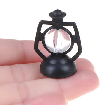 

1Pc 1:12 Dollhouse miniature retro oil lamp doll house accessories toys Doll Food Kitchen Living Room Accessories 35mm*20mm