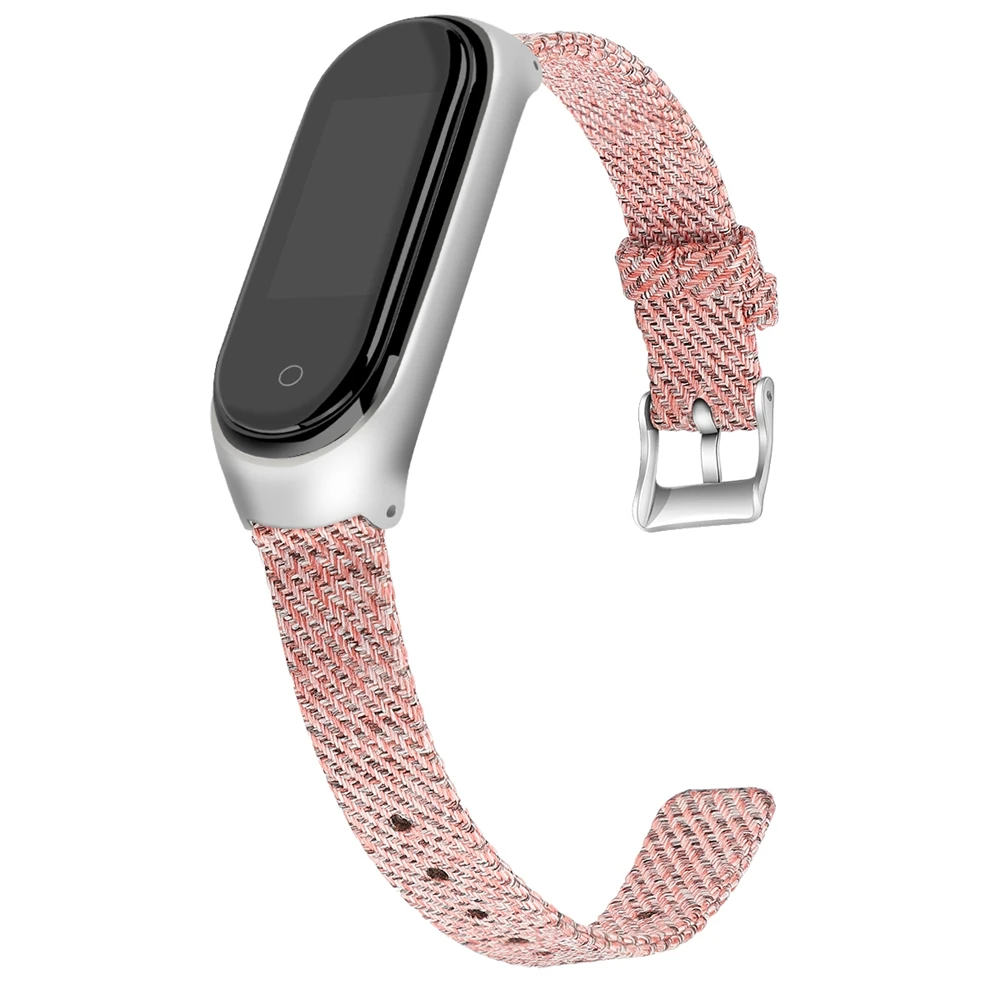 Для Xiaomi mi Band 4 аксессуары Pulseira mi Band 4 ремешок сменный брезентовый браслет напульсники для Xiaomi mi band 3 4 ремешок на запястье - Цвет: 11