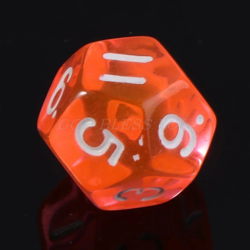 1 Set of 7 sided dice D4 D6 D8 D10 D12 D20 for-RPG D&D Poly Dice Board Game