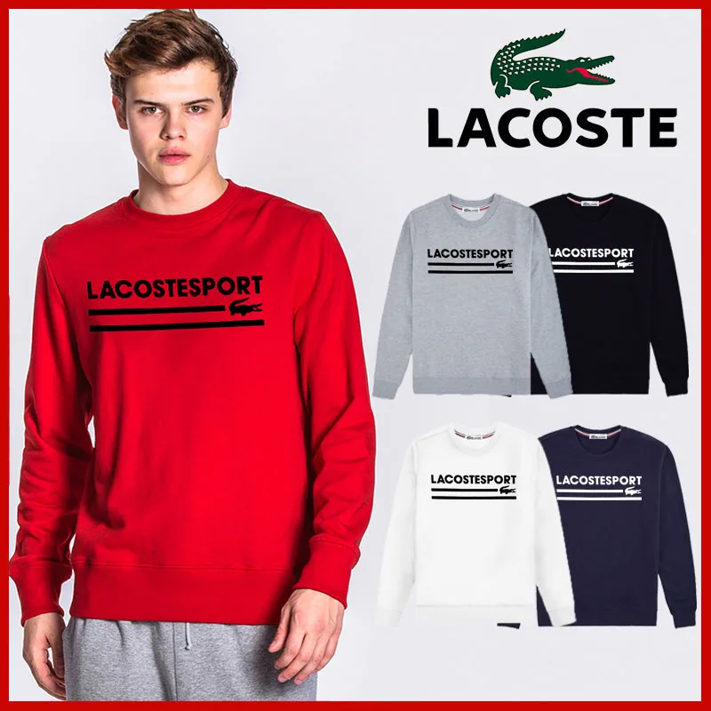 

Lacoste- New Forbidden Hoodie Family Men's casual cotton top fashion hoodie Sweatshirt 972 orders