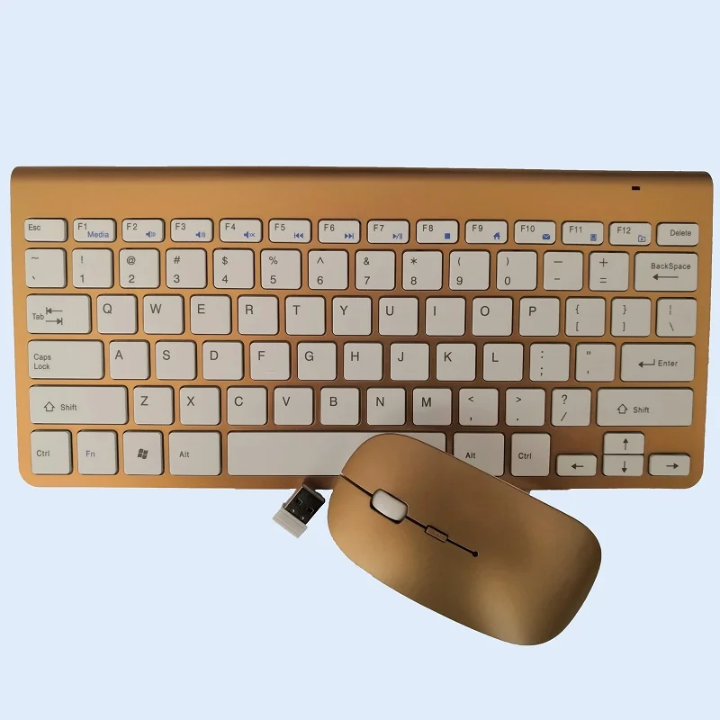 2.4G Wireless Keyboard and Mouse Mini Keyboard Mouse Combo Set For Laptop Desktop PC Office Supplie