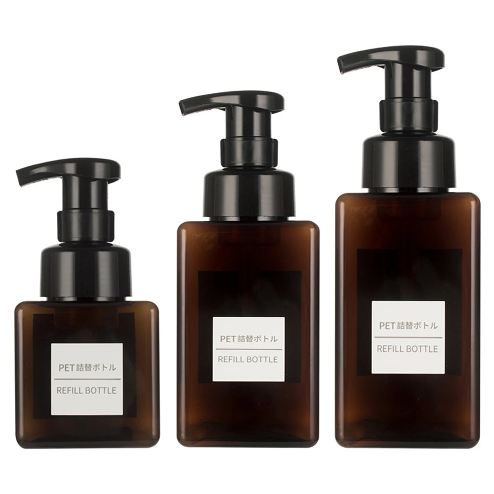 Foaming Soap Dispenser for Bathroom Sink, Shower Gel, Shampoo Lotion, Facial Cleanser, Foamer Pump, Refillable Bottle 4
