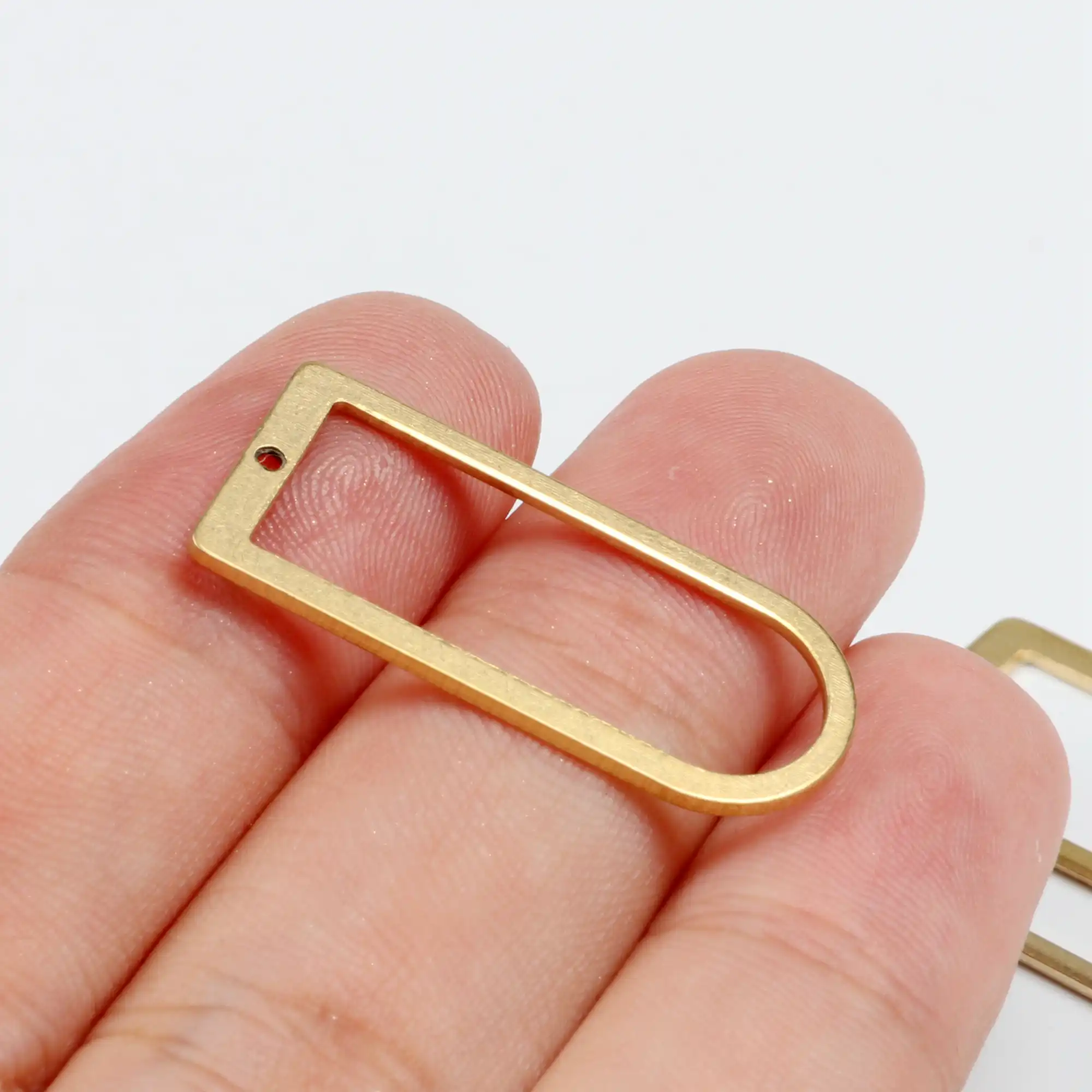 Face Charm,Earrings Findings 43mm x 23mm F1143 20pcs Raw Brass Pendants