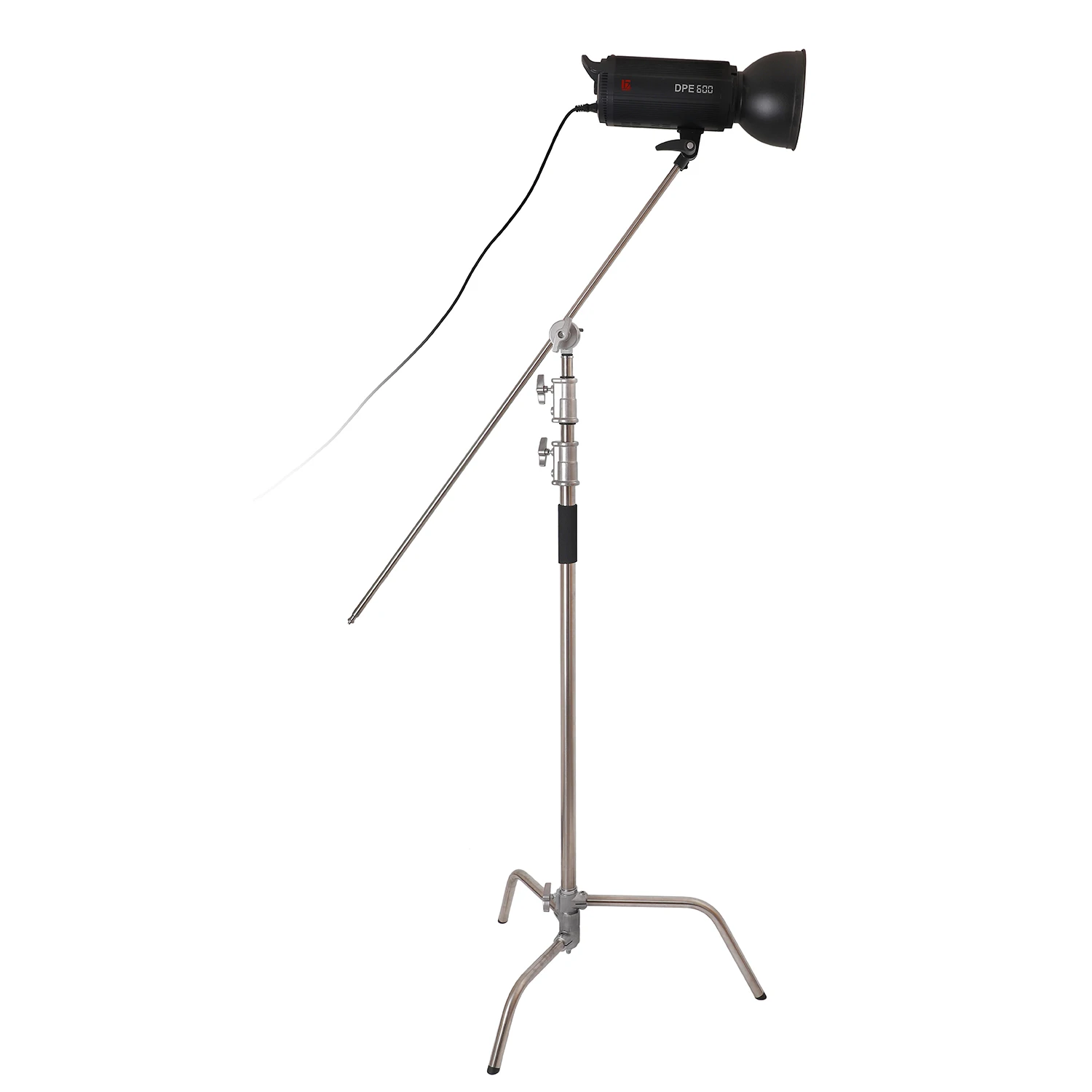 Suporte de Luz Dobrável do Século C-stand para Holofote Inoxidável Tripé Perna Mágica Fotografia Estúdio Softbox Lâmpada Flash 3.3m Aço - Image 3