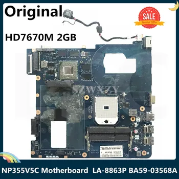 

LSC For SAMSUNG NP355V5C 355V5C Laptop Motherboard BA59-03568A QMLE4 LA-8863P HD7670M 2GB 100% Tested