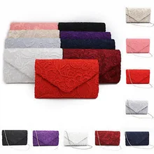 Свадебные Сатиновые вечерние сумки, кружевные цветочные сумки на день, женская сумка через плечо, женские сумки, кружевные клатчи, вечерние сумки