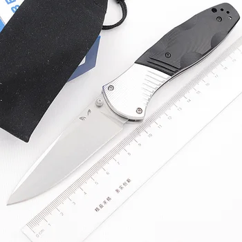 JUFULE OEM 581 Real D2 blade Aluminium G10 handle folding hunting camp Pocket outdoor Survival  kitchen EDC Tool Tactical knife 1