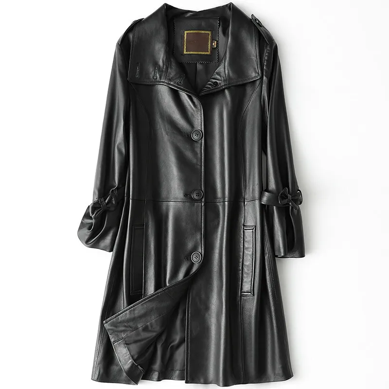

Spring Autumn Jacket Women Clothes 2020 Real Genuine Leather Jacket Sheepskin Coat Korean Streetwear Chaqueta Mujer X-239-5 2959
